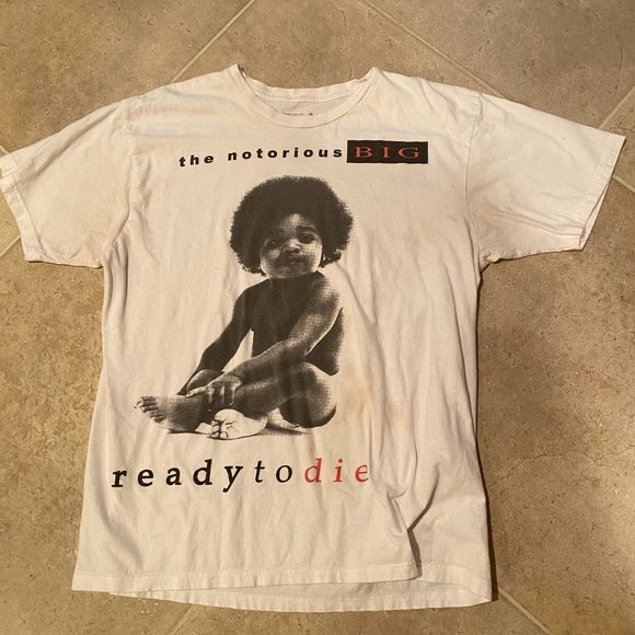 brooklyn mint Other - The notorious big Ready to die white graphic tee with the album art from "ready